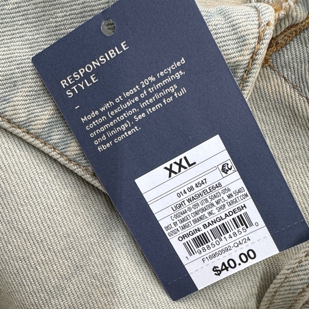 Denim Cinched Jacket - Universal Thread Vintage W… - image 4